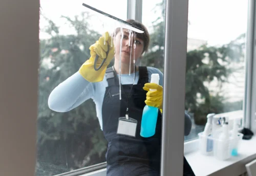 Nettoyage de vitres intérieures et extérieures à Saint-Cyr-du-Gault